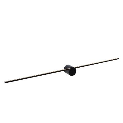 Zwarte wandlamp Mizar, aluminium, 10w warm wit LED