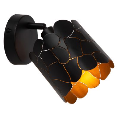 Zwarte wandspot modern, Almelo