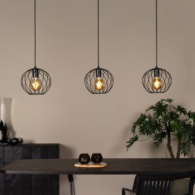 Zwarte hanglamp klassiek, Danza