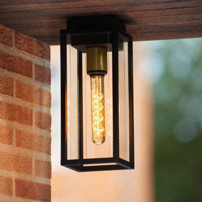 Zwarte buitenlamp klassiek, Laurens, IP54