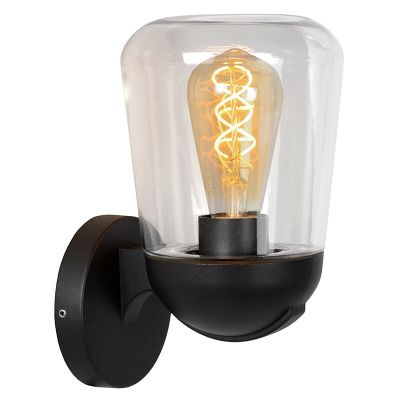 Zwarte buitenlamp klassiek, Tulsa, IP44