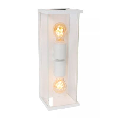 Witte buitenlamp modern, Claire, IP54