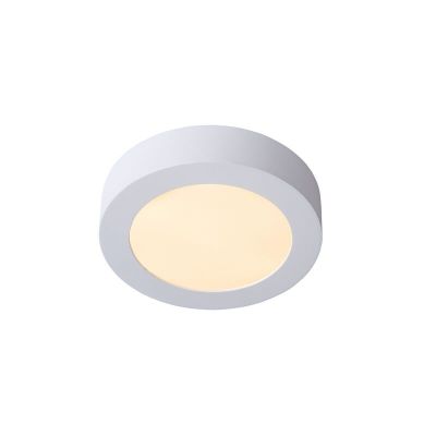 Witte plafonniere Brice, aluminiuml, 11w geintegreerd warm wit LED