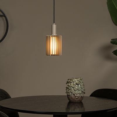 Taupe hanglamp modern, Lambres