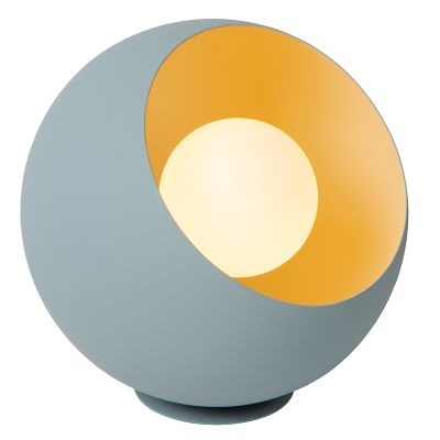 Blauwe tafellamp modern, Doredos, met schakelaar