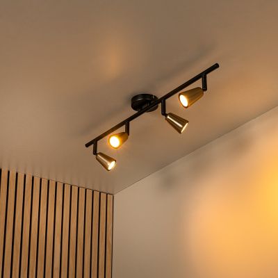 Bronzen plafondspot modern, Tiana