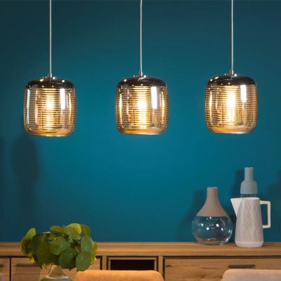 Moderne hanglamp Eryn, Chroom