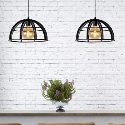 Moderne hanglamp Dikra, Zwart