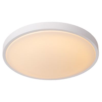 Witte badkamer plafondlamp modern, Dasher, 24W, 2700K LED, IP44
