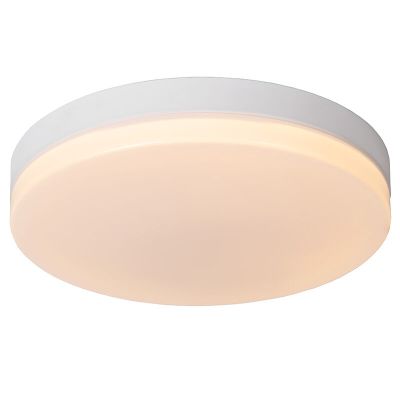 Witte badkamer plafondlamp kunststof, Biskit, 36W, 2700K LED, IP44