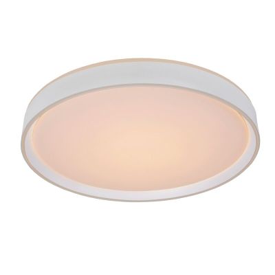 Zwarte plafonniere Nuria, acryl, 36w warm wit licht
