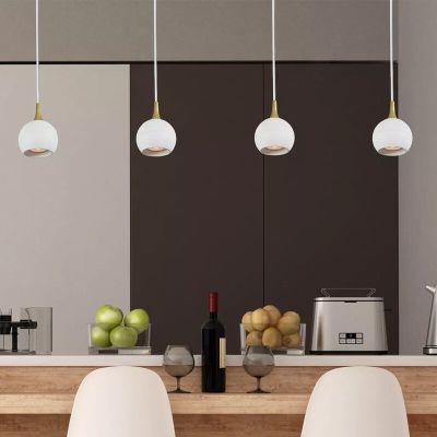 Witte moderne hanglamp, Favori, metaal
