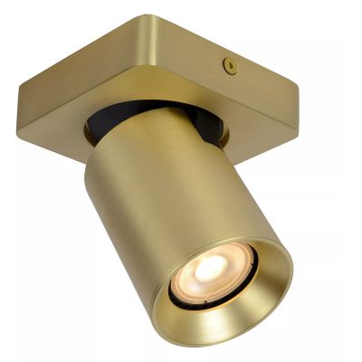 Gouden moderne plafondspot, Nigel, aluminium