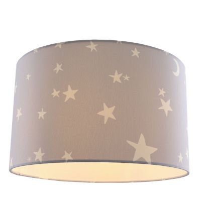Grijze kinderlamp Stars