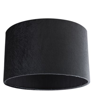 30 cm velours antraciete lampenkap, Rody
