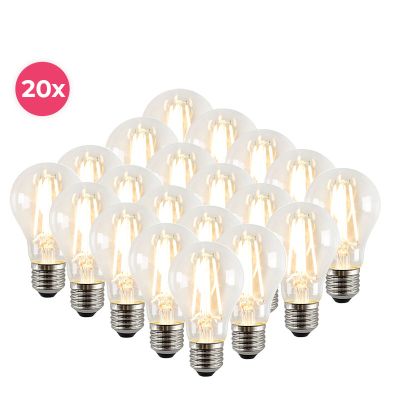 20-pack dimbare Yona E27 A60 LED lamp, 2700k, 5w