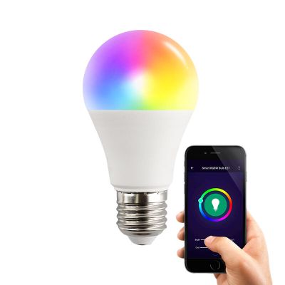 E27 Wifi Smart LED Lamp, alle kleuren en warm wit