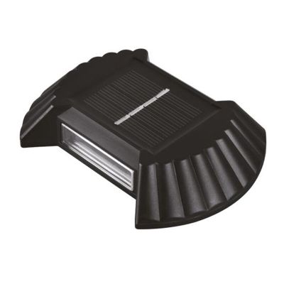 4 zwarte solar prikspots, Pawan, 0,3W, 4500K LED, IP65