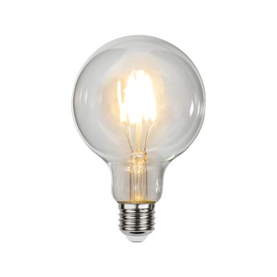 Dimbare E27 LED filament lamp G95, 4,7W, 2700K
