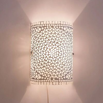 Transparante oosterse wandlamp mozaïek, Mahdia
