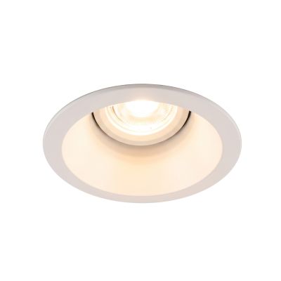 Ronde inbouwspot Tyron, wit