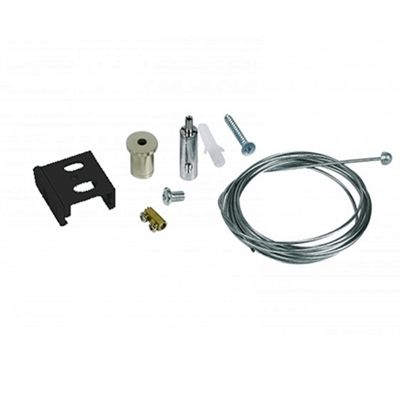 Pendelset voor 3-fase railverlichting, 5 meter, zwart, Pro