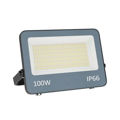 Grijze schijnwerper aluminium, Ilay, 100W, white switch LED, IP66