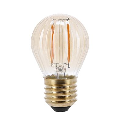 Dimbare E27 LED lamp amber, 2W, 2000K