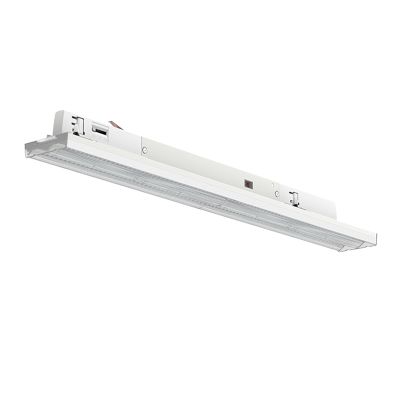 Wit 3-fase railarmatuur Tora, 12W/16W/20W/24W, white switch, 60 cm, Pro