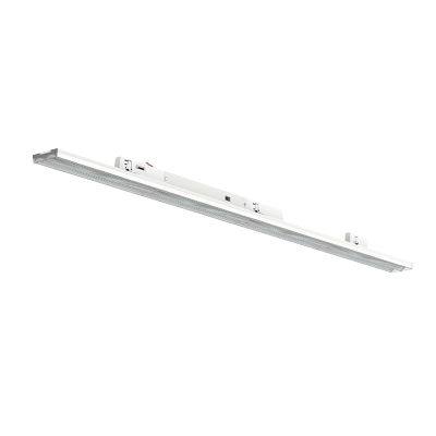 Wit 3-fase railarmatuur Tora, 27W/32W/37W/42W, white switch, 120 cm, Pro