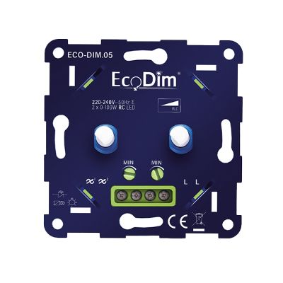 Zigbee dubbele LED dimmer 0-100W