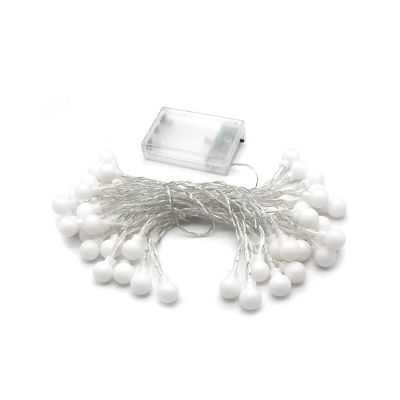 2m LED bolverlichting op batterij, 20 gekleurde lampjes