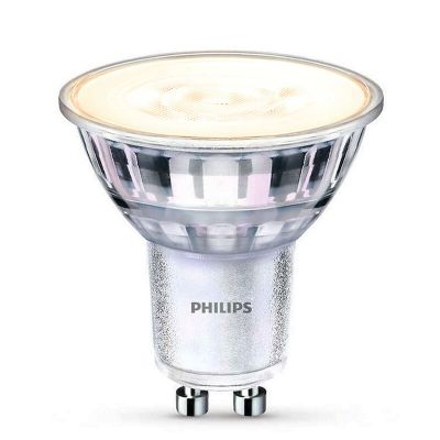 Dimbare Philips GU10 LED lamp, Pascal, transparant, 4W, 2700K