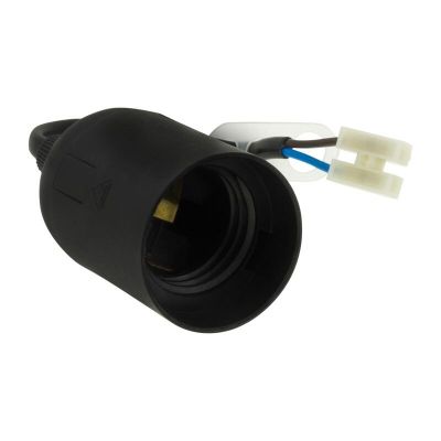 Verhuisfitting E27, Zwart