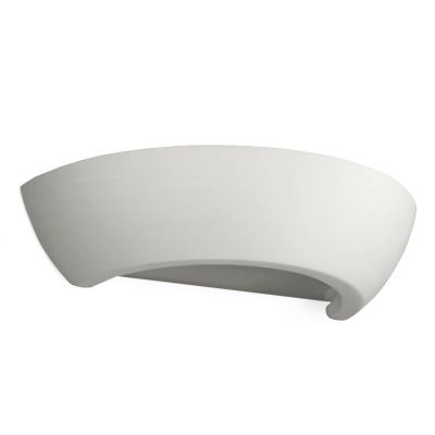 Moderne up down wandlamp Lotfi, wit, keramiek