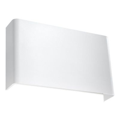 Moderne up down wandlamp Laetitia, wit, aluminium