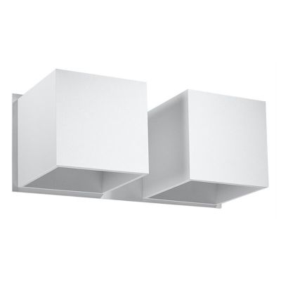 Witte up down wandlamp Andro, aluminium, 2L