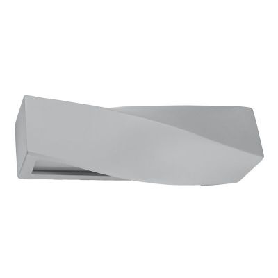 Moderne up down wandlamp Annick, grijs, keramiek