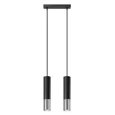 Moderne hanglamp Hediye, chroom, aluminium, 2L