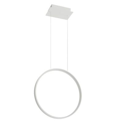 Moderne hanglamp Ringo, wit, aluminium, 30w, 3000K