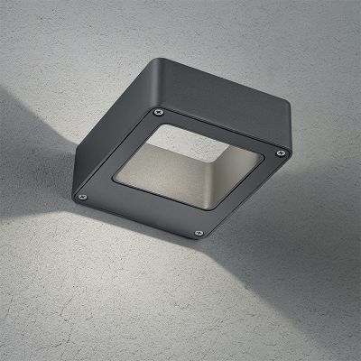 Antraciete buitenlamp modern, Norton, 4,5W, 3000K LED, IP54