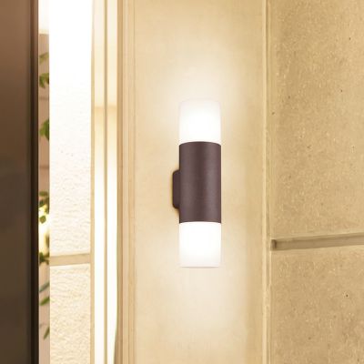 Roestkleurige buitenlamp modern, Fjelso, IP44