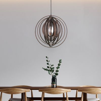 Bruine hanglamp modern, Xoelle