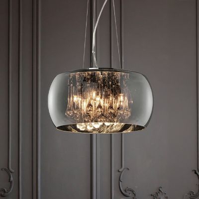 Moderne hanglamp Capucine, Chroom