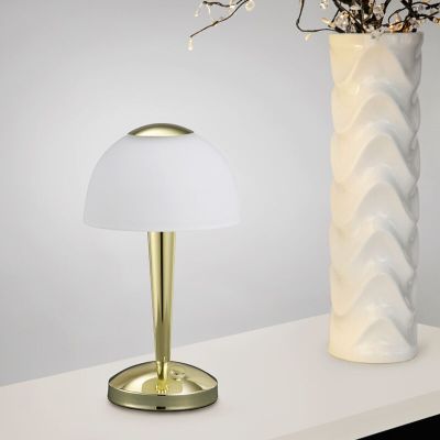 Messing tafellamp klassiek, Daphne, 4W, 3000K LED, met schakelaar