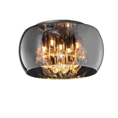 Moderne plafondlamp Capucine, Chroom