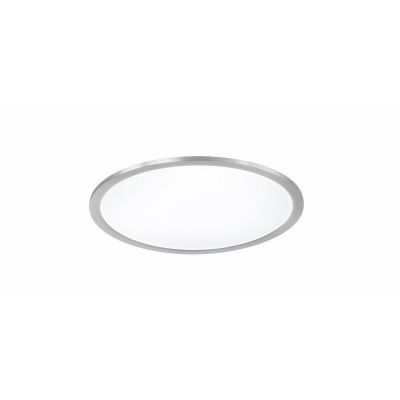 Nikkelen plafonnière modern, Badria, 25W, 3000K LED