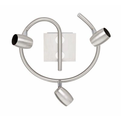 Nikkelen plafondspot modern, Acelya