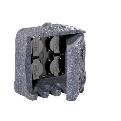 Buiten stopcontacten Fjelstervang, Grijs