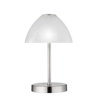 Nikkelen tafellamp modern, Aaron, 2,5W, 3000K LED, met schakelaar